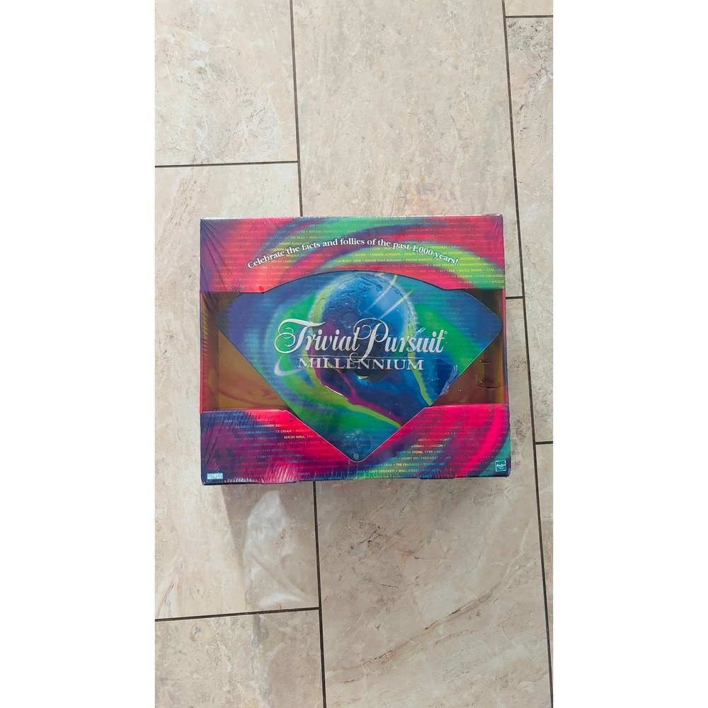 Trivial Pursuit Millennium Edition Board Game Vintage 1998 Sealed New Hasbro